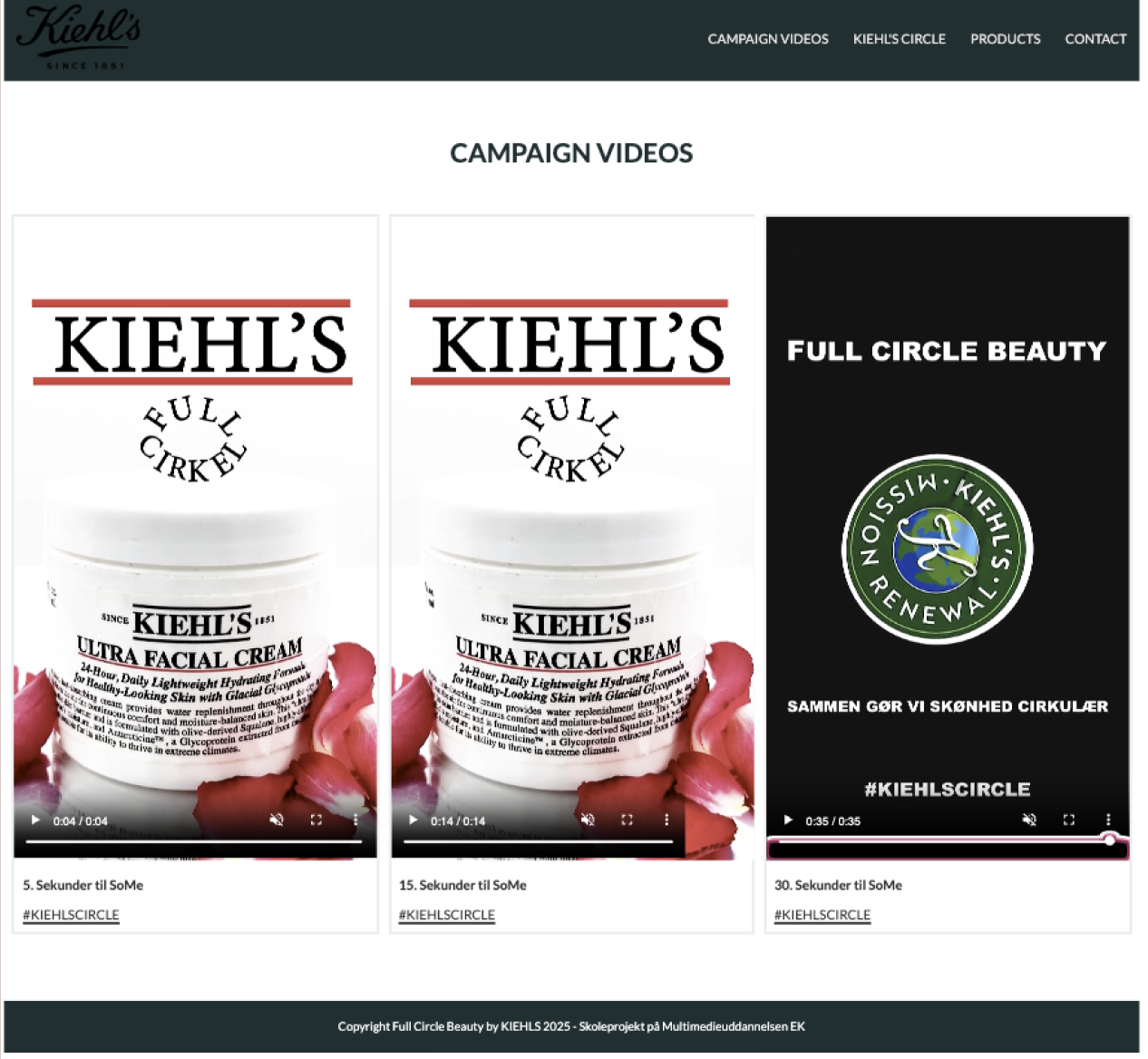 Kiehl videoer